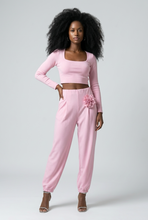 Lade das Bild in den Galerie-Viewer, HOSE `Flower´, pink