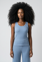 Lade das Bild in den Galerie-Viewer, TOP `Basic´ (Tanktop), blueberry