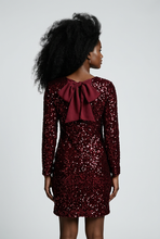 Lade das Bild in den Galerie-Viewer, KLEID `Miss Couture´ (PREMIUM), burgundy