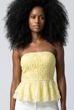 Lade das Bild in den Galerie-Viewer, TOP `Lace Bustier´, citrus