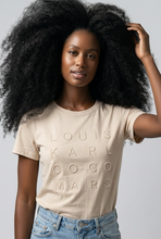 Lade das Bild in den Galerie-Viewer, T-SHIRT `Fashion Icons´, beige
