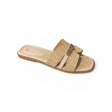Lade das Bild in den Galerie-Viewer, PANTOLETTE `Chain´, beige