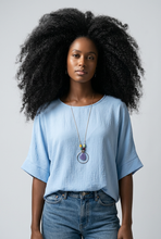 Lade das Bild in den Galerie-Viewer, TOP `Daily Basic´, baby blue