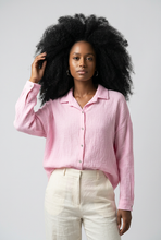 Lade das Bild in den Galerie-Viewer, BLUSE Musselin `Classic´, rosa