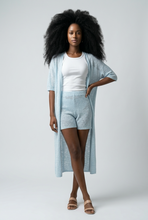 Lade das Bild in den Galerie-Viewer, CARDIGAN `Fresh´, baby blue