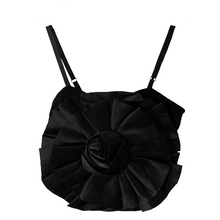 Lade das Bild in den Galerie-Viewer, TOP `So Couture Camelia´, schwarz