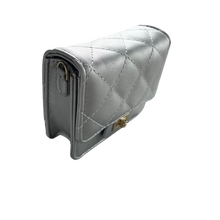 Lade das Bild in den Galerie-Viewer, TASCHE Microbag `Parisienne´, silber