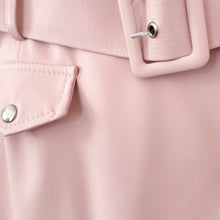 Lade das Bild in den Galerie-Viewer, ROCK `Like Leather´ (Maxi/mit Gürtel), rosa