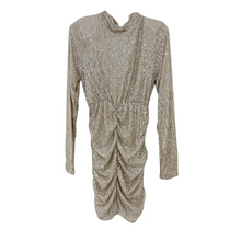 Lade das Bild in den Galerie-Viewer, KLEID `Ruffle Dress´, silber