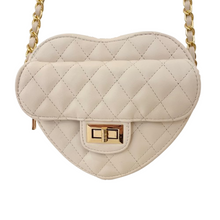 Lade das Bild in den Galerie-Viewer, TASCHE `Heart´, beige