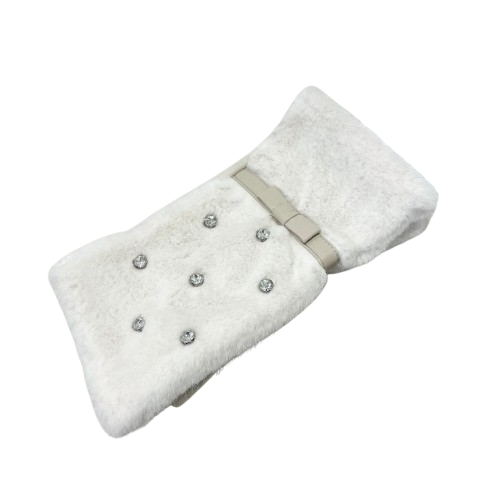 HANDSCHUHE `Bow´ (Fäustlinge), crème – Rosa Boutique