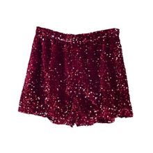 Lade das Bild in den Galerie-Viewer, SHORTS `Glammy´, burgundy