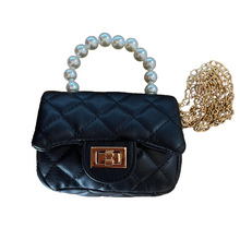 Lade das Bild in den Galerie-Viewer, TASCHE Microbag `Coco´, schwarz