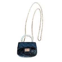 Lade das Bild in den Galerie-Viewer, TASCHE Microbag `Coco´, schwarz