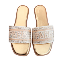 Lade das Bild in den Galerie-Viewer, PANTOLETTE `Paris´, gold