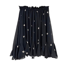 Lade das Bild in den Galerie-Viewer, ROCK Volants (Hearts), schwarz