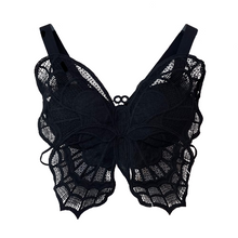 Lade das Bild in den Galerie-Viewer, TOP `Butterfly´, schwarz