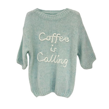 Lade das Bild in den Galerie-Viewer, PULLOVER `Coffee´, mint