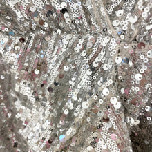 Lade das Bild in den Galerie-Viewer, KLEID `Silver Minidress´, silber