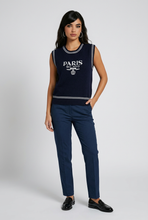 Lade das Bild in den Galerie-Viewer, PULLUNDER `Paris Milano´, navy blue