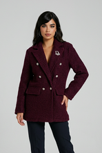 Lade das Bild in den Galerie-Viewer, JACKE `Beauty´, burgundy