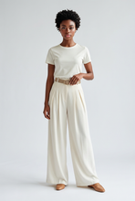 Lade das Bild in den Galerie-Viewer, HOSE `Fashionista´ (Extra Wide Leg), weiß