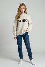 Lade das Bild in den Galerie-Viewer, PULLOVER `SOHO´ (Strick), beige