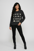 Lade das Bild in den Galerie-Viewer, PULLOVER `Louis Karl Coco Mark´, espresso