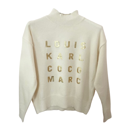 PULLOVER Louis Karl Coco Marc creme gold