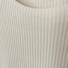 Lade das Bild in den Galerie-Viewer, TOP `Allrounder´ (Feinstrick/ärmellos), beige