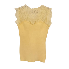 Lade das Bild in den Galerie-Viewer, TOP `Elegant Lace´ (ärmellos), citrus