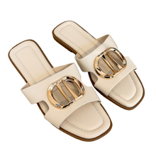 Lade das Bild in den Galerie-Viewer, PANTOLETTE `Parisienne´, beige