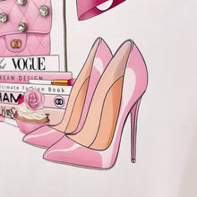 Lade das Bild in den Galerie-Viewer, T-SHIRT `Couture Books´, weiß