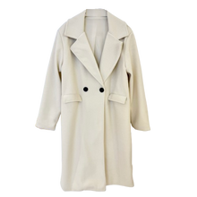 Lade das Bild in den Galerie-Viewer, MANTEL `Parisienne´, crème