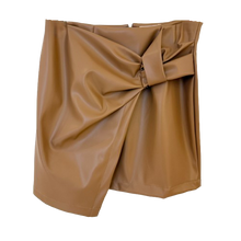 Lade das Bild in den Galerie-Viewer, ROCK `Like Leather´ (Mini/mit Schleife), camel