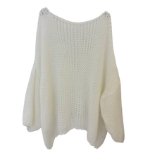Lade das Bild in den Galerie-Viewer, PULLOVER `Cozy Knit Basic´, crèmeweiß