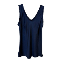 Lade das Bild in den Galerie-Viewer, TOP Little Ruffles, navy blue