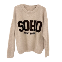Lade das Bild in den Galerie-Viewer, PULLOVER `SOHO´, beige-chocolate