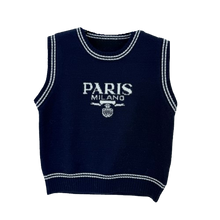 Lade das Bild in den Galerie-Viewer, PULLUNDER `Paris Milano´, navy blue