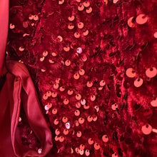 Lade das Bild in den Galerie-Viewer, TOP `Glammy with Bows´, burgundy
