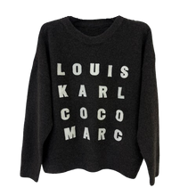 Lade das Bild in den Galerie-Viewer, PULLOVER `Louis Karl Coco Mark´, espresso