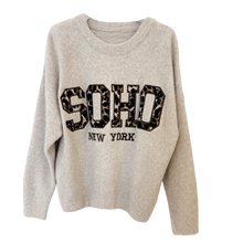 Lade das Bild in den Galerie-Viewer, PULLOVER `SOHO´ (Leo), beige