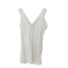Lade das Bild in den Galerie-Viewer, TOP Silky (Spitzenträger), weiß