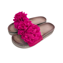 Lade das Bild in den Galerie-Viewer, PANTOLETTE `Flower´, pink