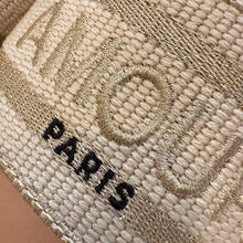 Lade das Bild in den Galerie-Viewer, PANTOLETTE `Amour Paris´, beige-gold