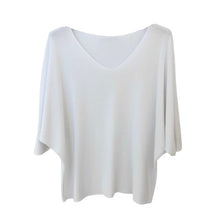 Lade das Bild in den Galerie-Viewer, PULLOVER Feinstrick Basic, weiß