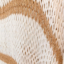 Lade das Bild in den Galerie-Viewer, PULLOVER `Stripes´ (Grobstrick), weiß-gold