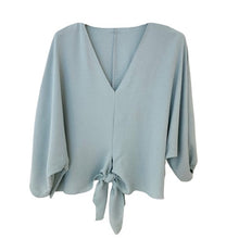 Lade das Bild in den Galerie-Viewer, TOP `Sweet Knot´ (Halbarm), dusty mint