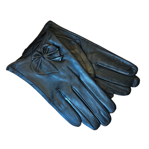 handschuhe mit schleife HANDSCHUHE `Schleife´, schwarz