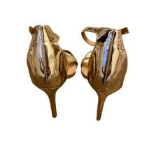 Lade das Bild in den Galerie-Viewer, SANDALETTE `Metallic´, gold